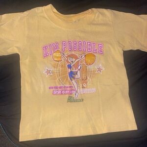 Vintage Kim Possible Yellow Kids Shirt
